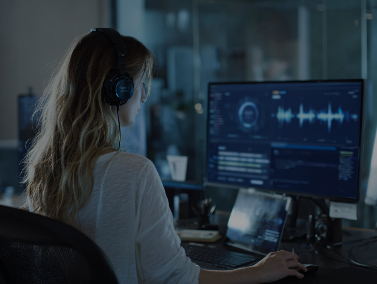 Eleven Labs interface showing professional voice cloning features